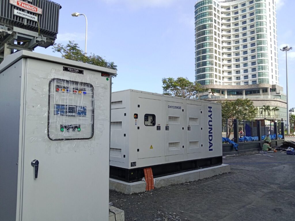Tổ máy phát điện động cơ  HYUNDAI  CÔNG SUẤT  160Kva – 176Kva